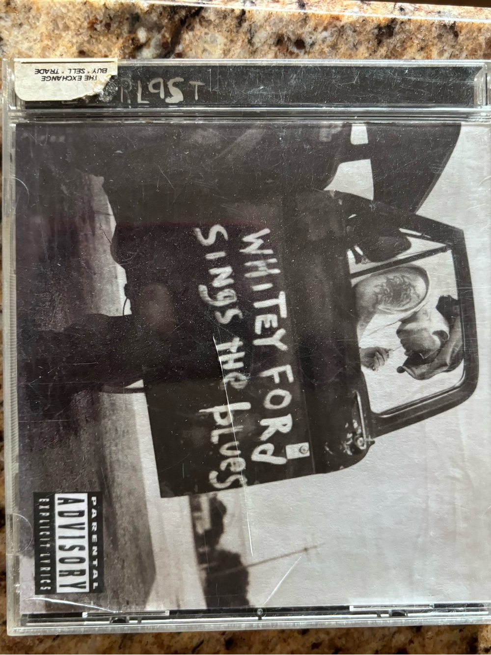 Whitey Ford Sings the Blues CD - Black & White Cover